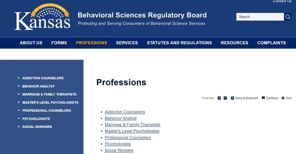 Kansas Behavioral Regulatory Board